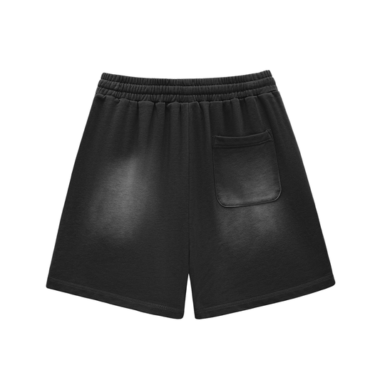 Unity Sun Fade Raw Edge Cotton Shorts