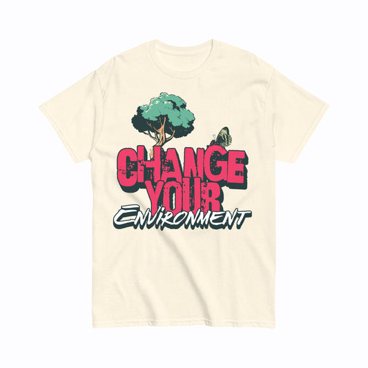 Change Your Environment Graphic Cotton T-Shirt