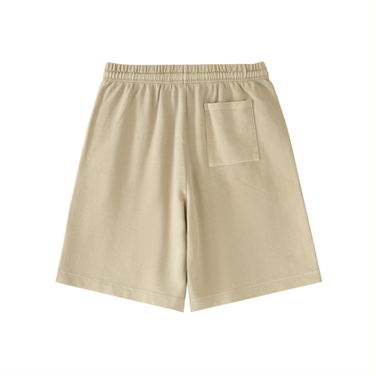 Blank Vintage Wash Cotton Shorts