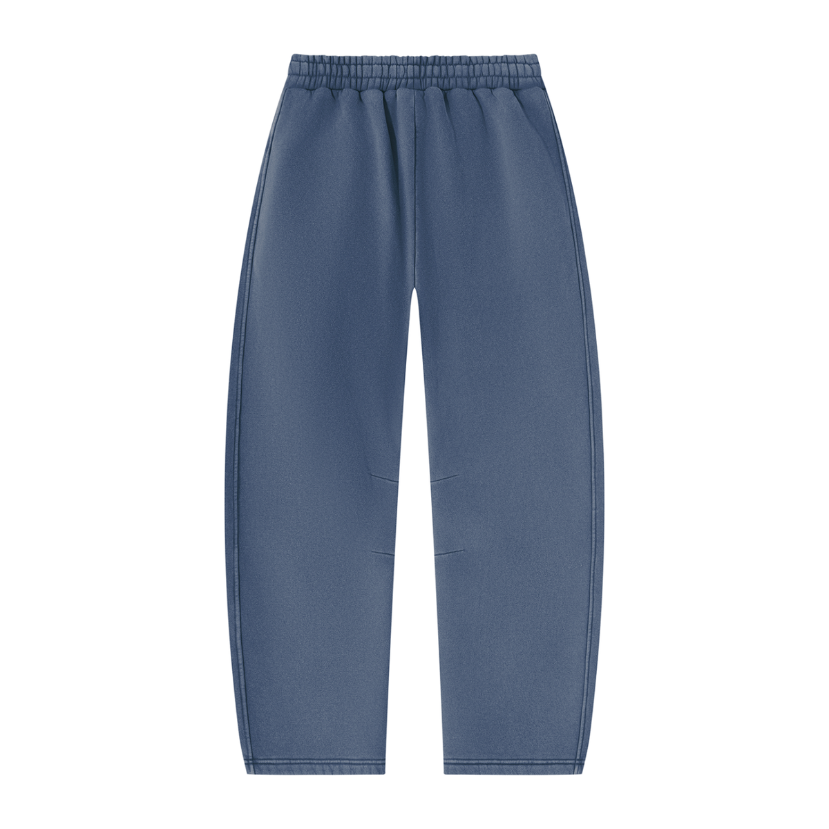 Blank Unisex Vintage Wash Barrel Leg Fleece Sweatpants