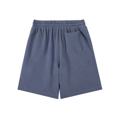 Blank Vintage Wash Cotton Shorts