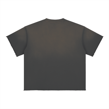Blank Sun Fade Raw Edge T-Shirt