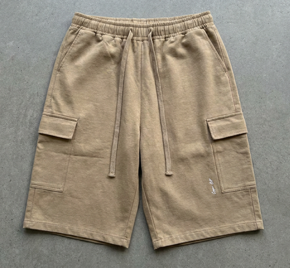 Drawstring Cargo Shorts