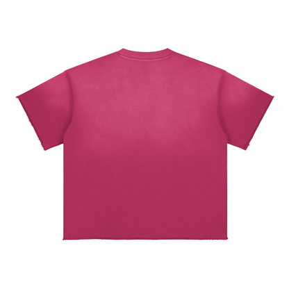 Blank Sun Fade Raw Edge T-Shirt