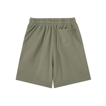 Blank Vintage Wash Cotton Shorts