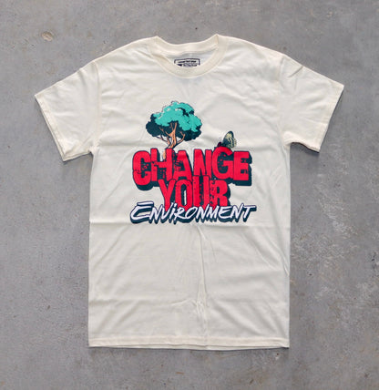 Change Your Environment Graphic Cotton T-Shirt