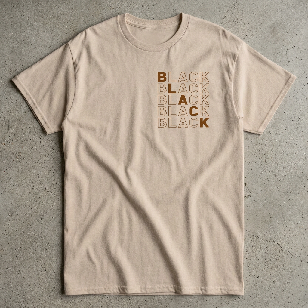 BLACK T-shirt