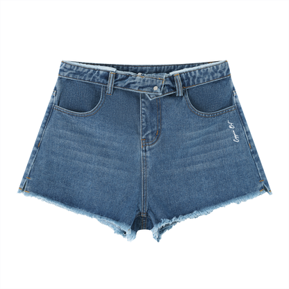 Bottoms,Shorts,Women,Denim