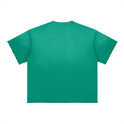 Blank Sun Fade Raw Edge T-Shirt
