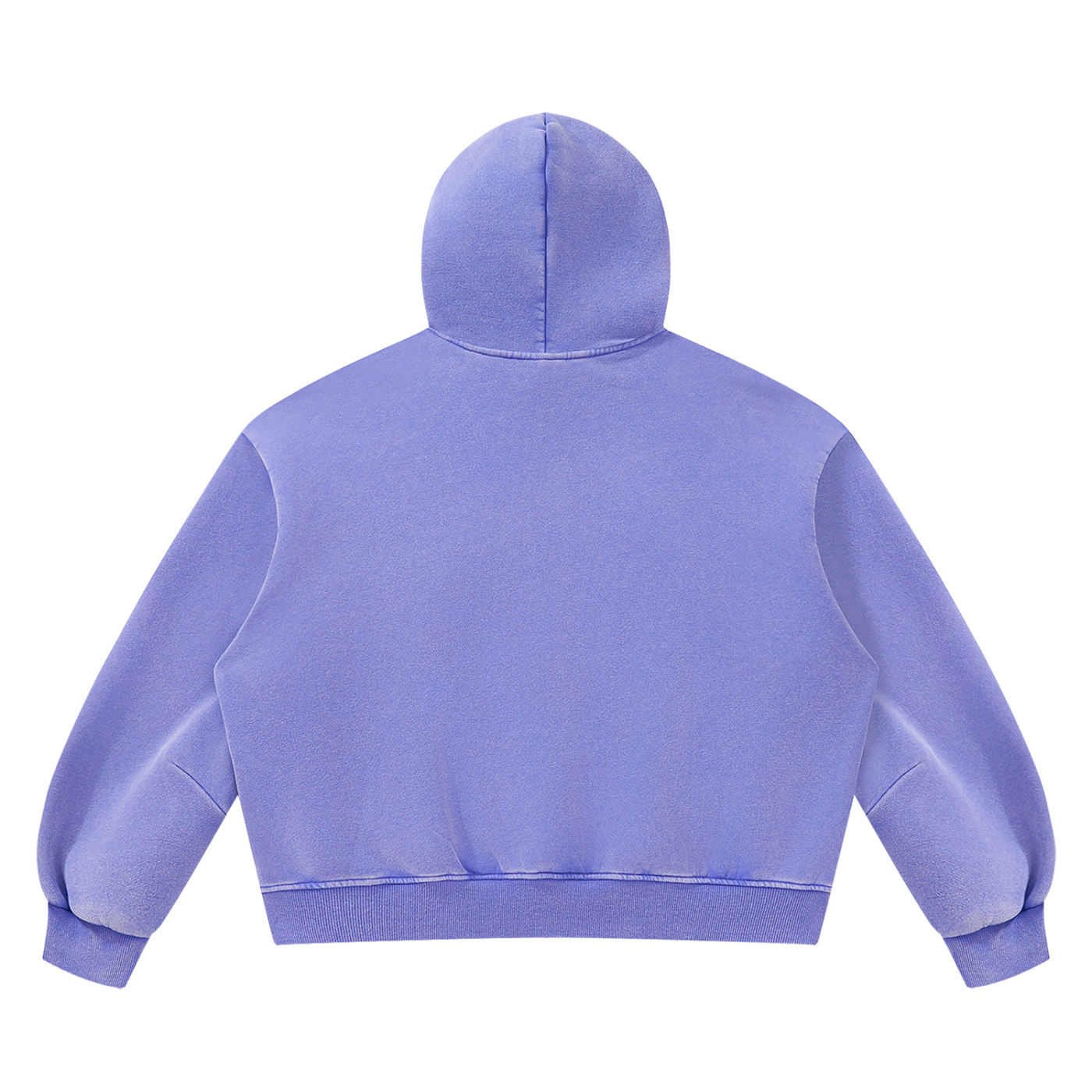 Blank Unisex Vintage Wash Boxy Fleece Hoodie