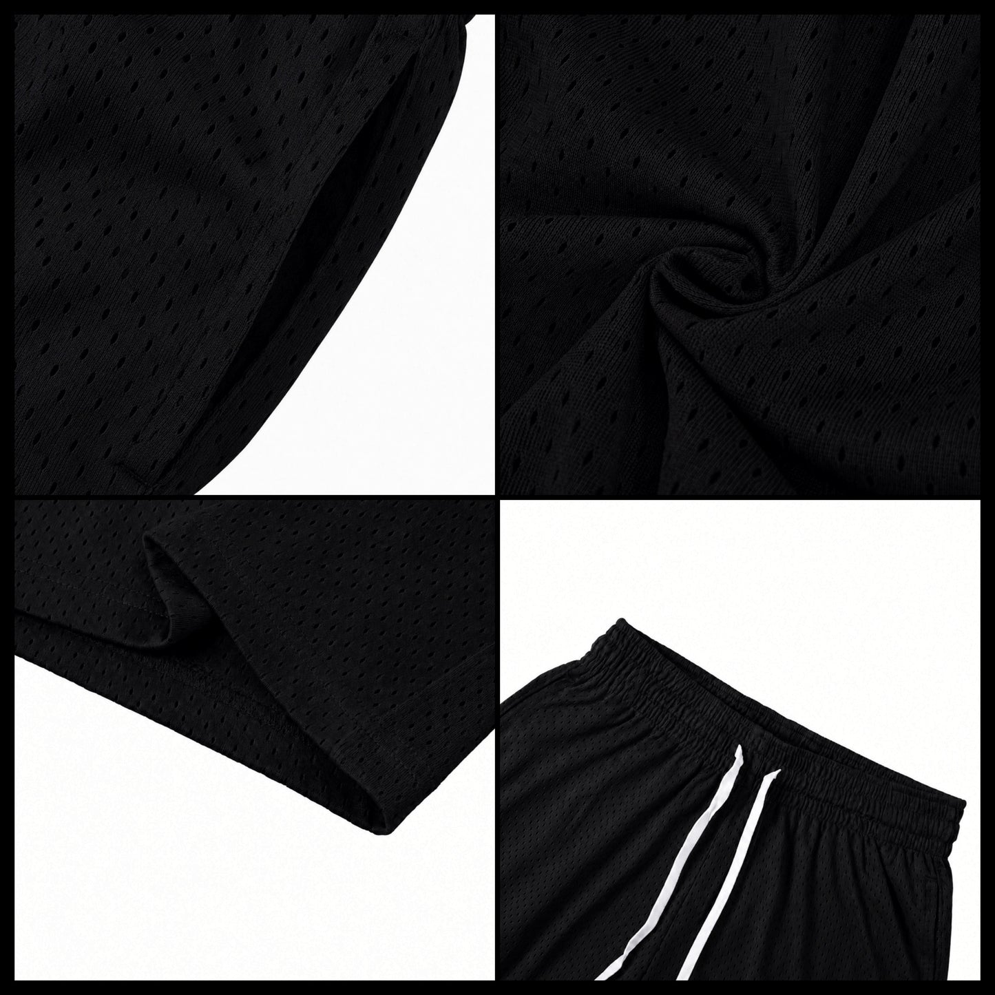 Mesh Drawstring Activewear Shorts