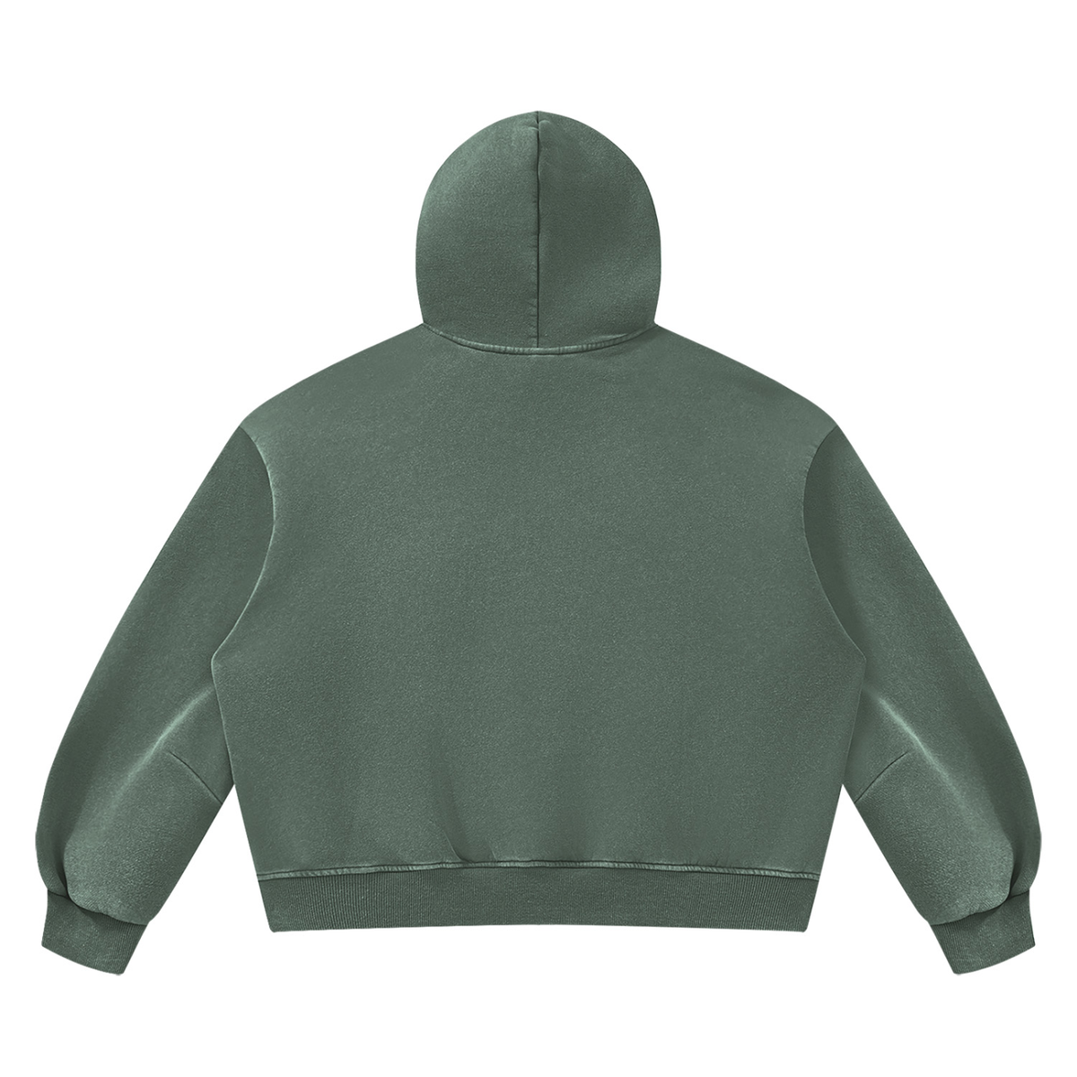 Blank Unisex Vintage Wash Boxy Fleece Hoodie