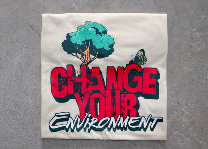 Change Your Environment Graphic Cotton T-Shirt