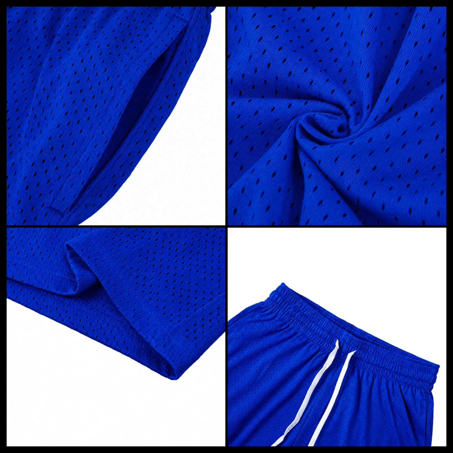 Mesh Drawstring Activewear Shorts