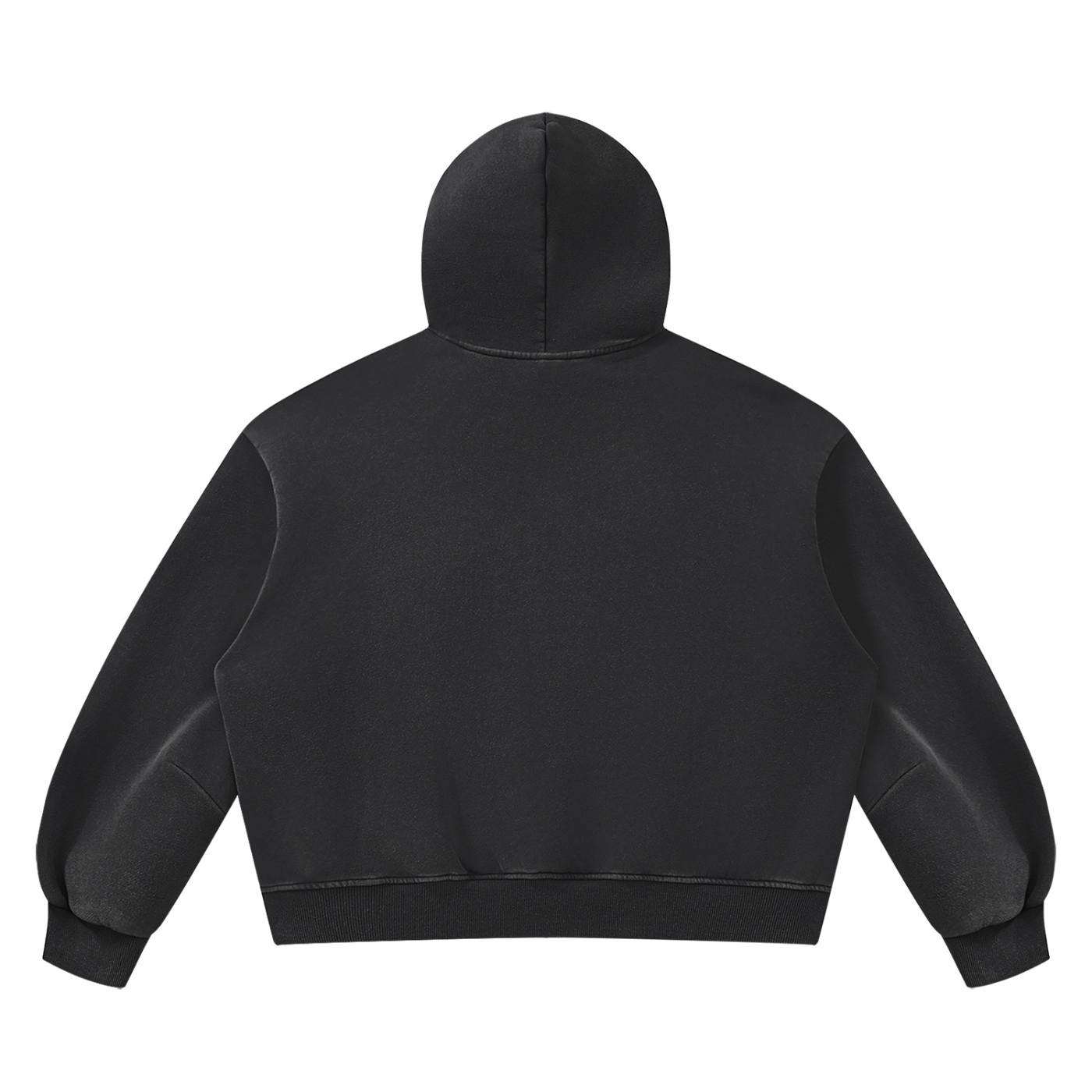 Blank Unisex Vintage Wash Boxy Fleece Hoodie