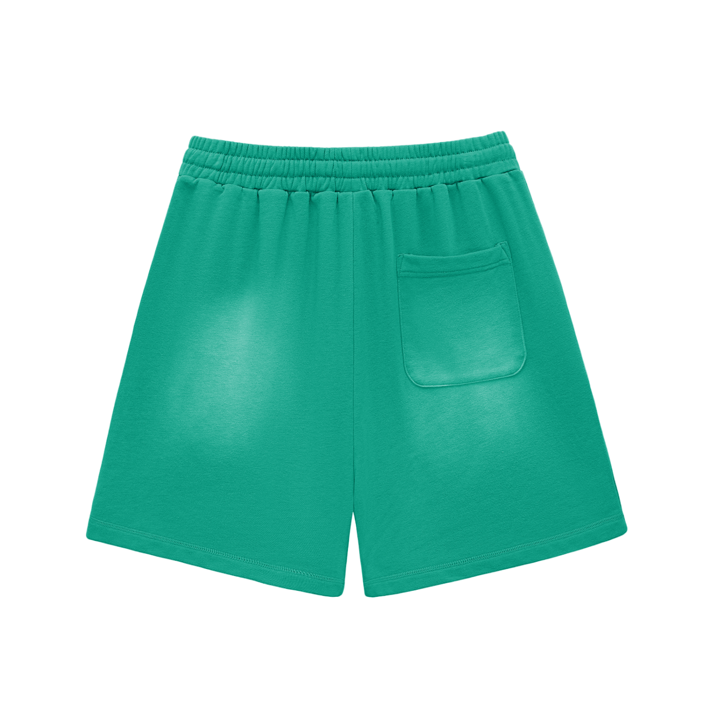 Blank Sun Fade Raw Edge Cotton Shorts