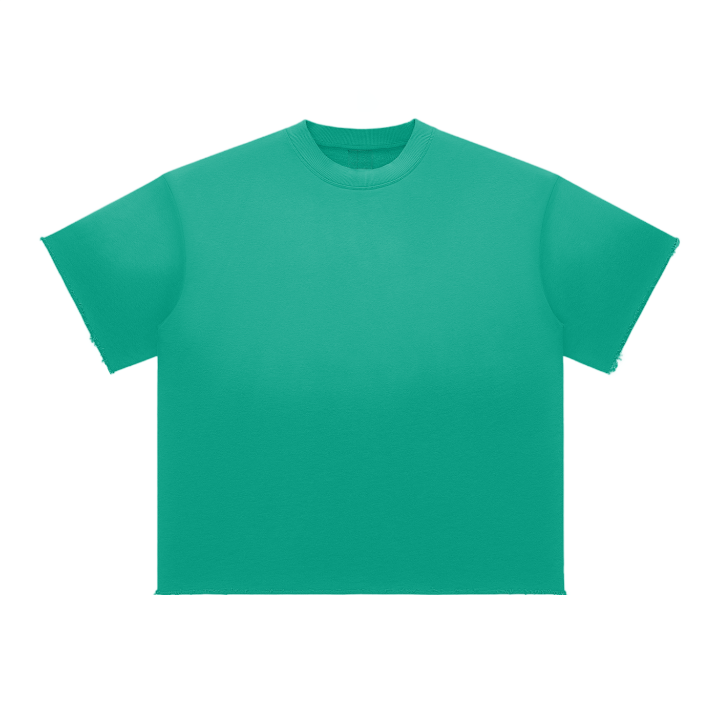 Blank Sun Fade Raw Edge T-Shirt