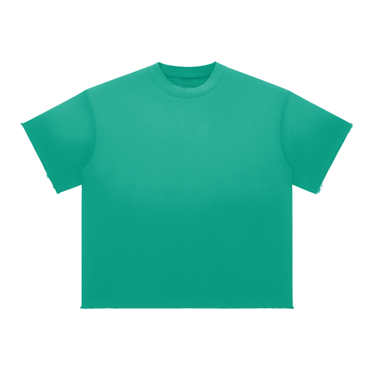 Blank Sun Fade Raw Edge T-Shirt