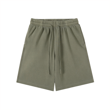 Blank Vintage Wash Cotton Shorts