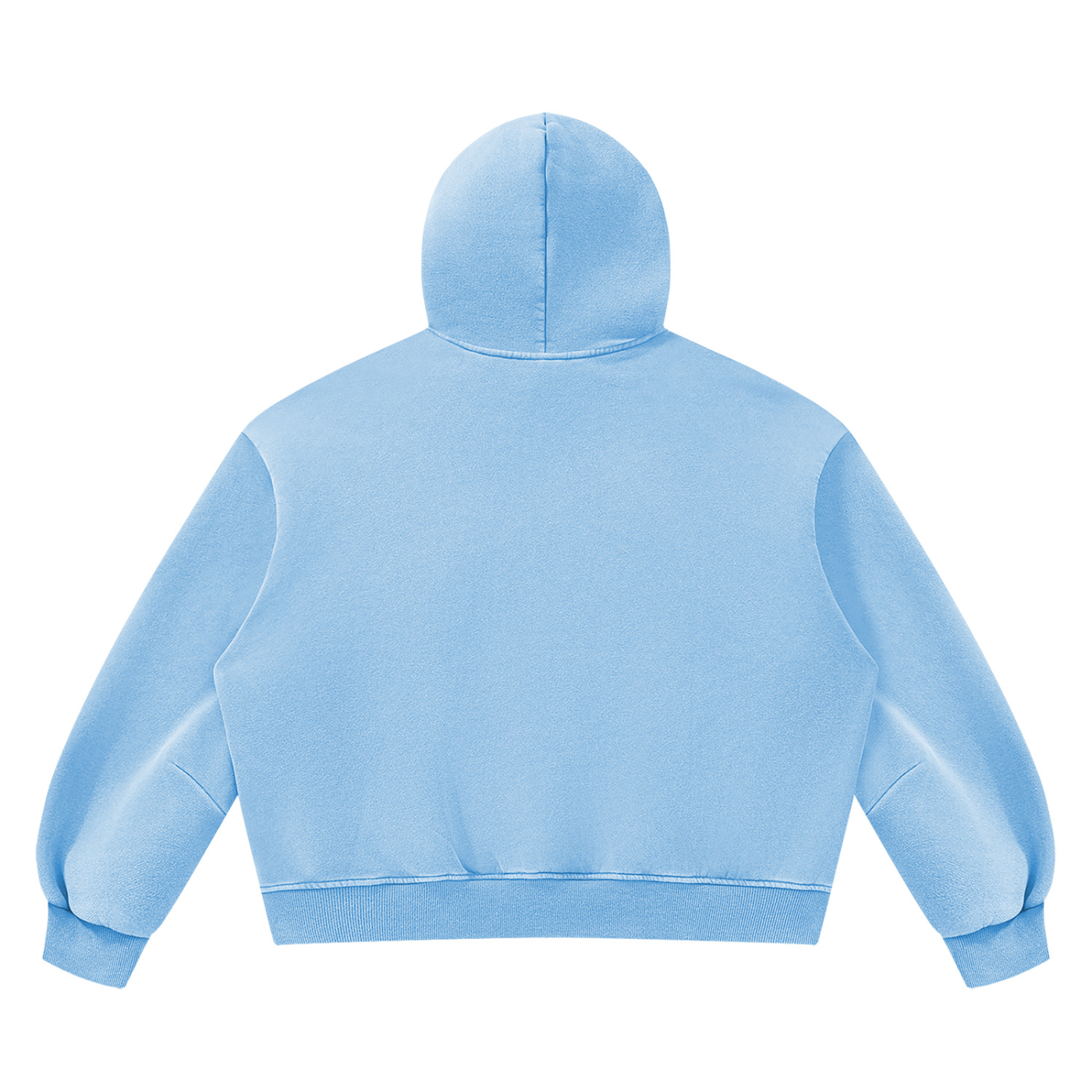Blank Unisex Vintage Wash Boxy Fleece Hoodie