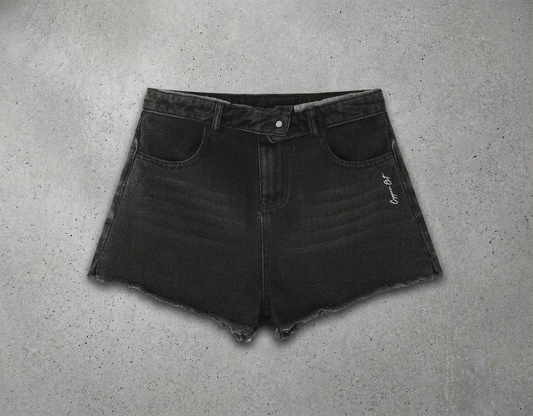 Women’s Vintage Wash High Rise Denim Shorts