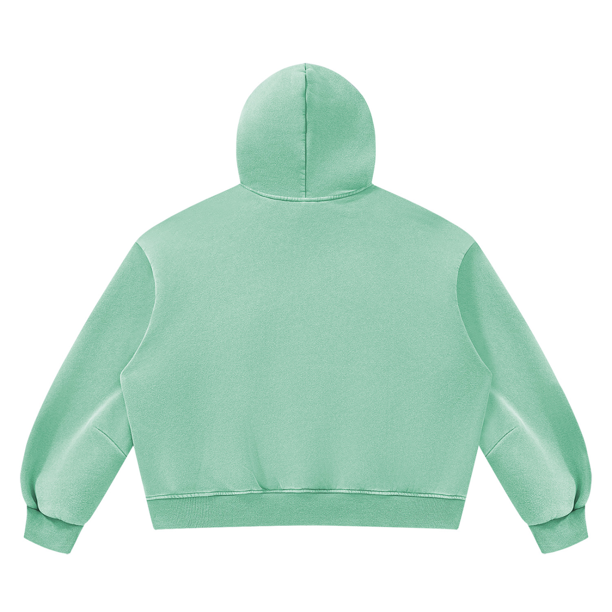 Blank Unisex Vintage Wash Boxy Fleece Hoodie