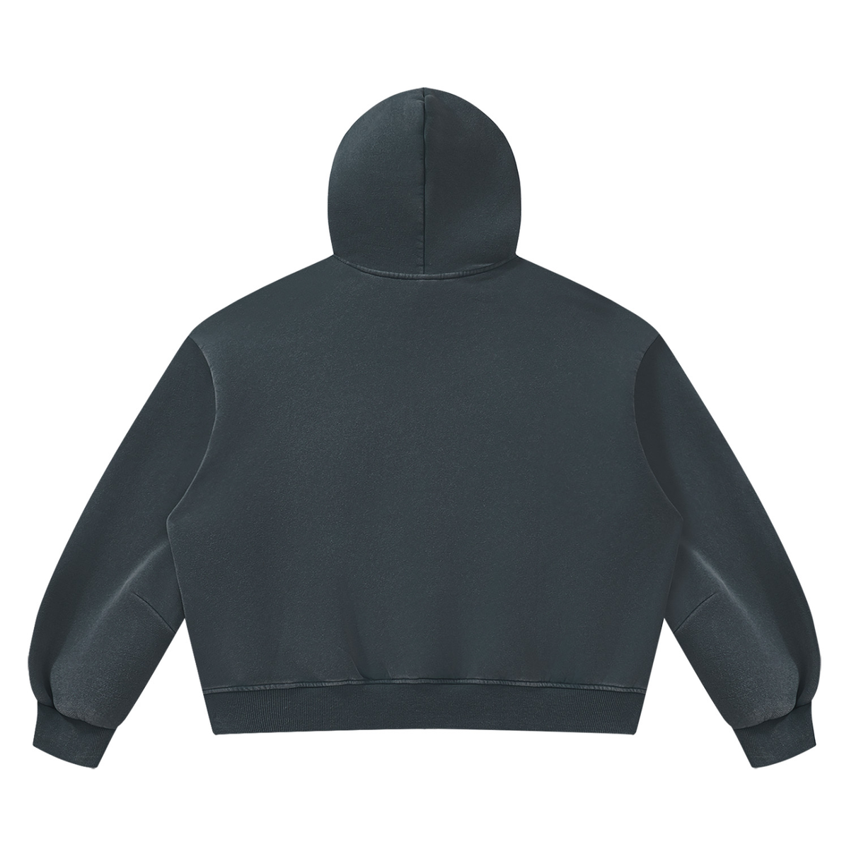Blank Unisex Vintage Wash Boxy Fleece Hoodie