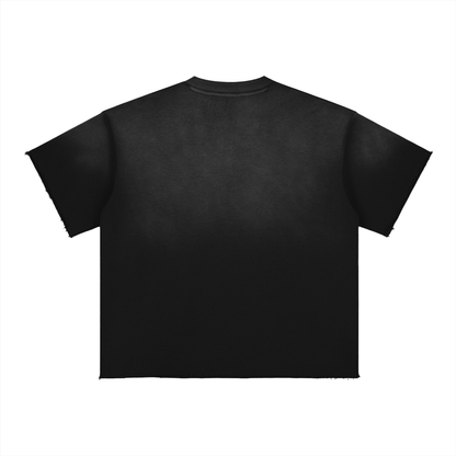Blank Sun Fade Raw Edge T-Shirt
