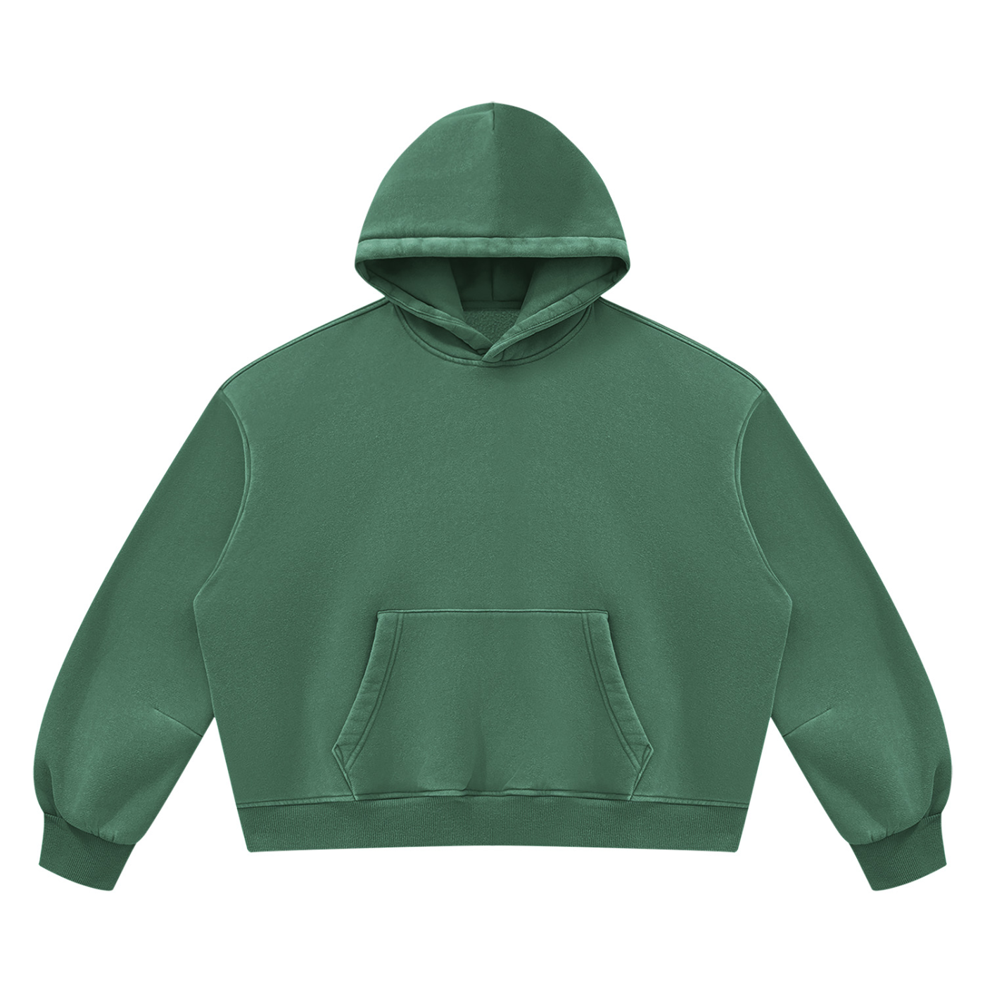 Blank Unisex Vintage Wash Boxy Fleece Hoodie