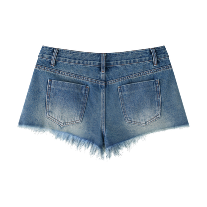 Bottoms,Shorts,Denim,Women