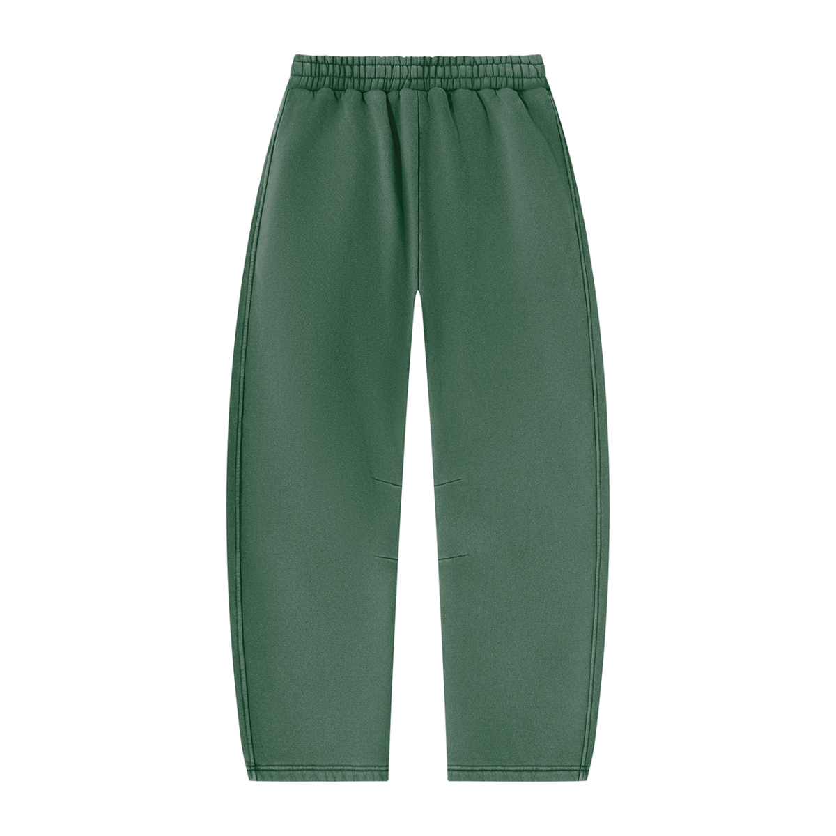 Blank Unisex Vintage Wash Barrel Leg Fleece Sweatpants