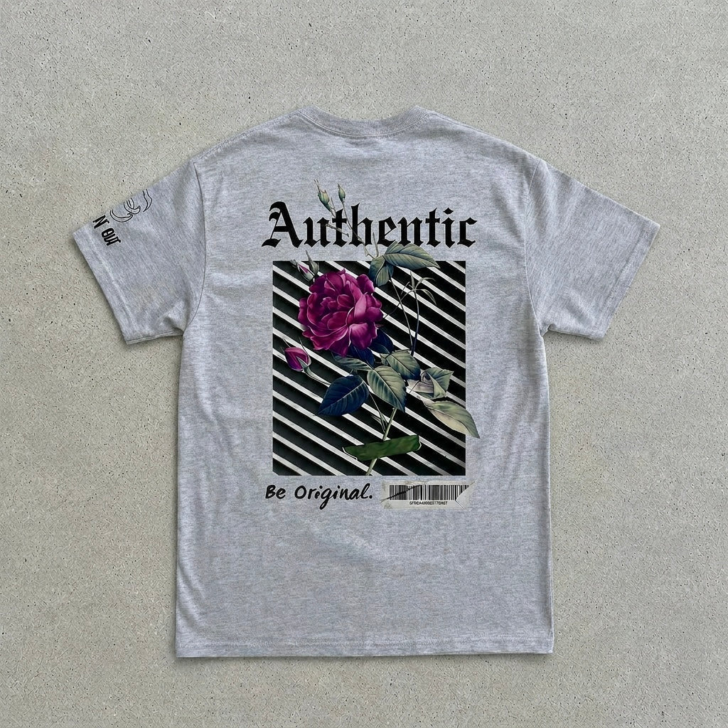 Authentic Floral Graphic T-Shirt