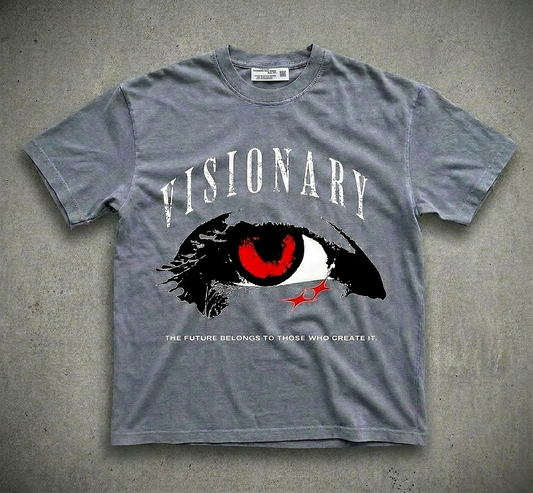Visionary Enzyme Washed Graphic T-shirt