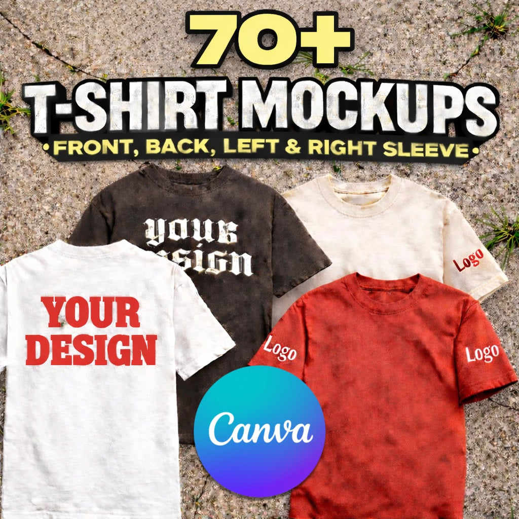 70+ T-shirts Mockup Pack