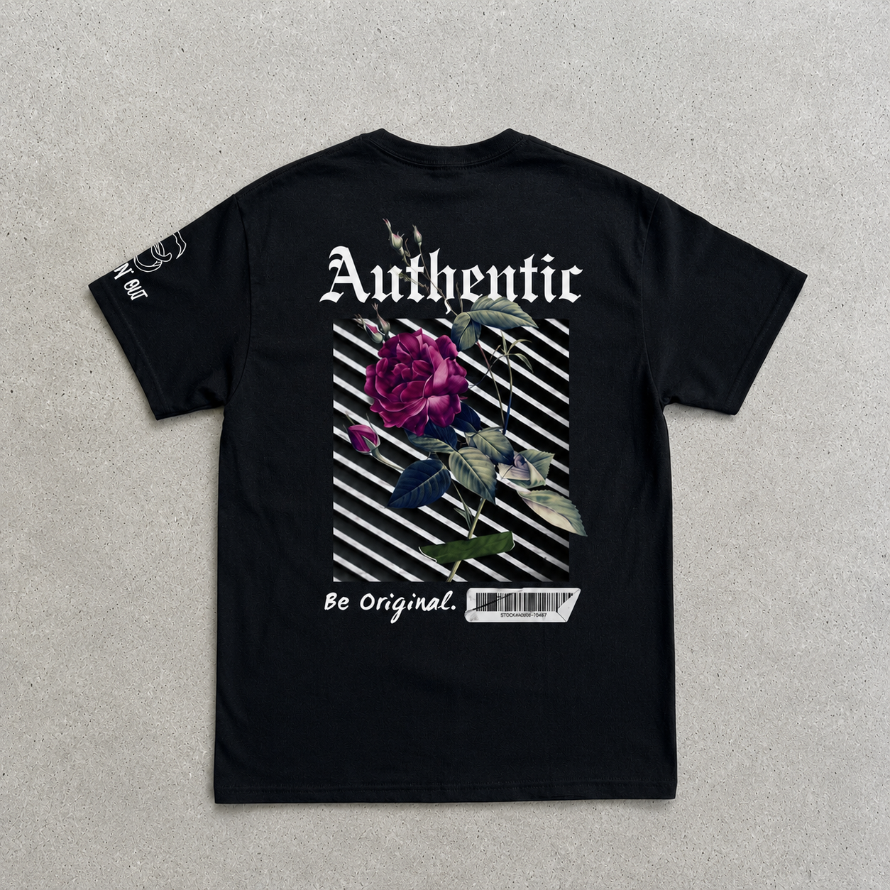 Authentic Floral Graphic T-Shirt