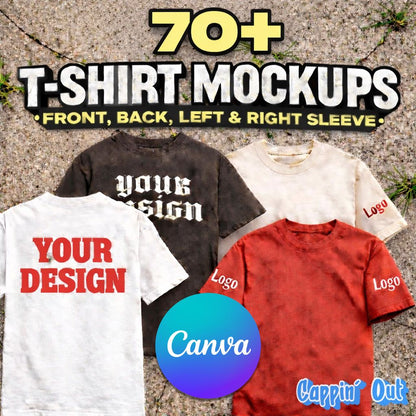70+ T-shirts Mockup Pack