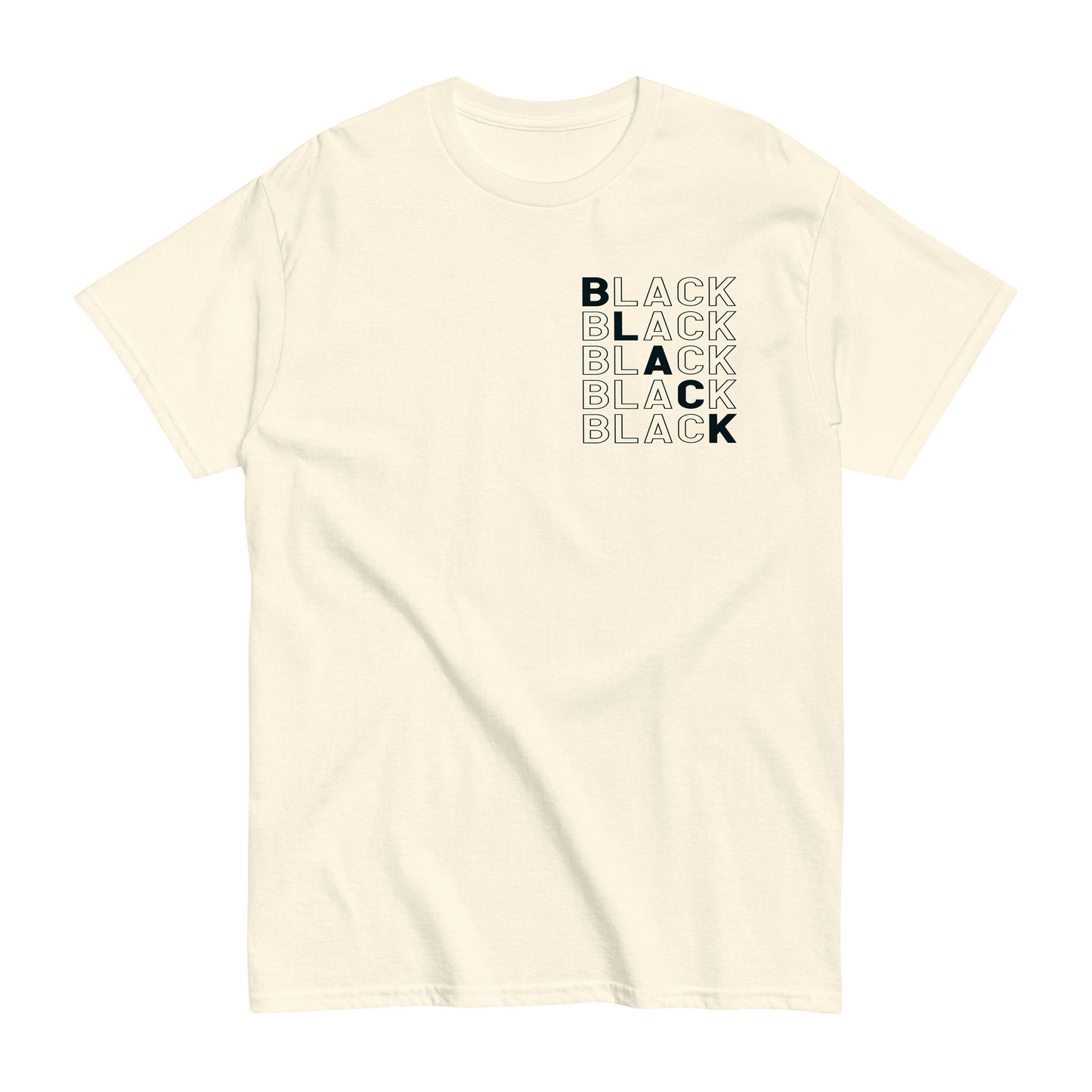 BLACK T-shirt