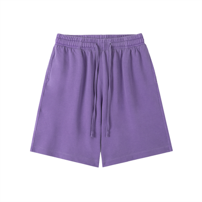 Blank Vintage Wash Cotton Shorts