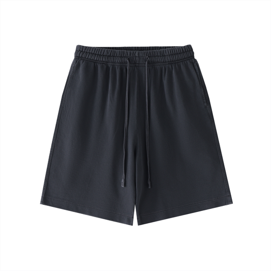 Blank Vintage Wash Cotton Shorts