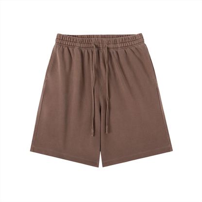 Blank Vintage Wash Cotton Shorts