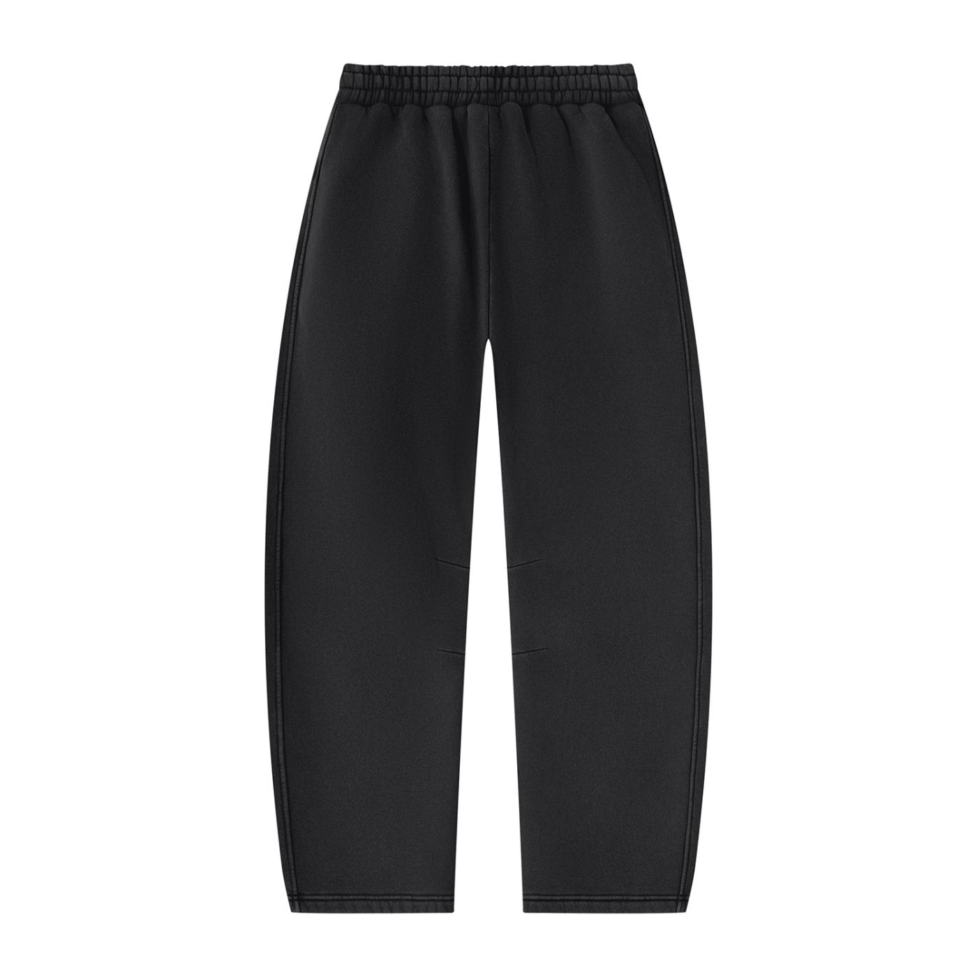 Blank Unisex Vintage Wash Barrel Leg Fleece Sweatpants