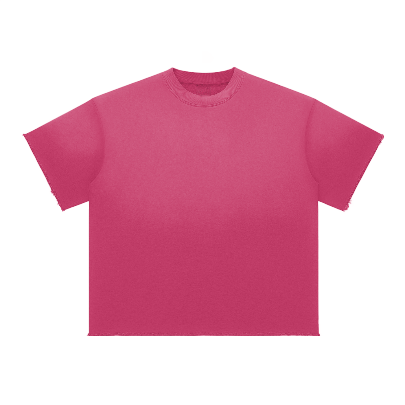 Blank Sun Fade Raw Edge T-Shirt