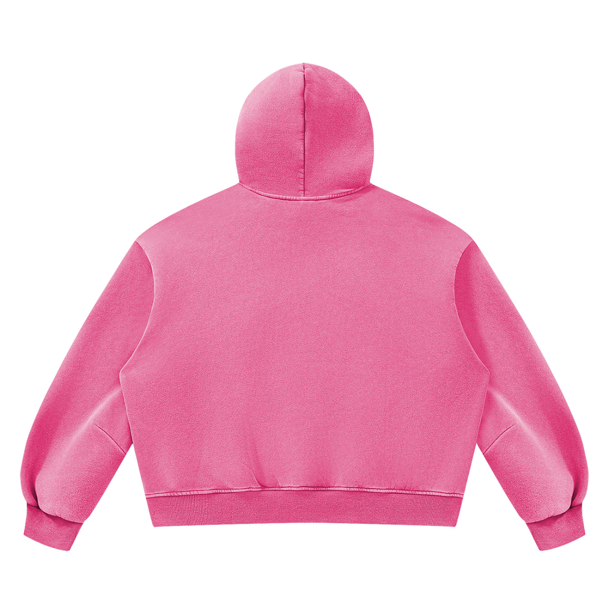 Blank Unisex Vintage Wash Boxy Fleece Hoodie
