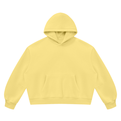 Blank Unisex Vintage Wash Boxy Fleece Hoodie