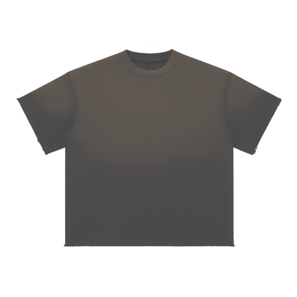 Blank Sun Fade Raw Edge T-Shirt