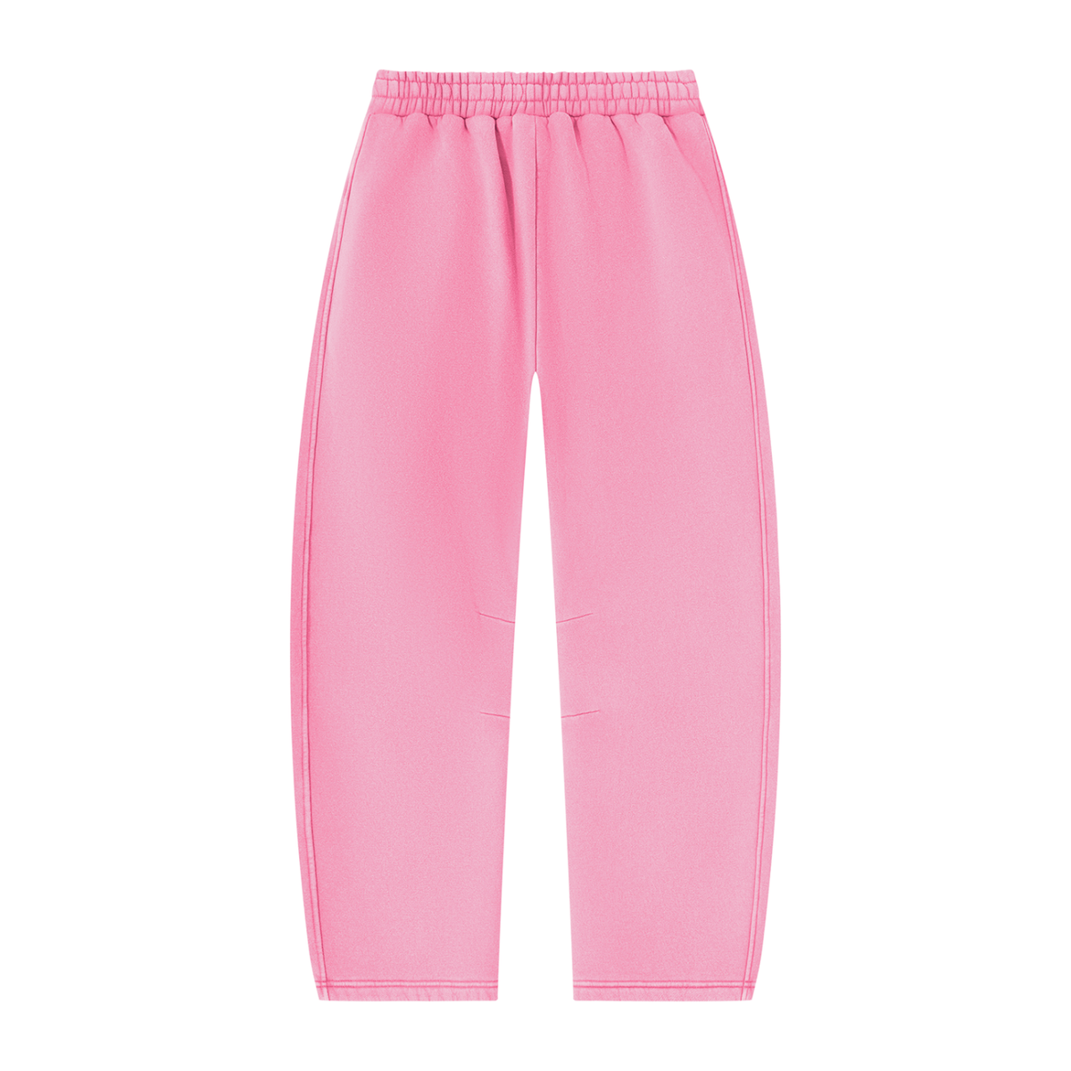 Blank Unisex Vintage Wash Barrel Leg Fleece Sweatpants