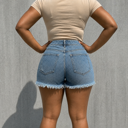 Bottoms,Shorts,Denim,Women