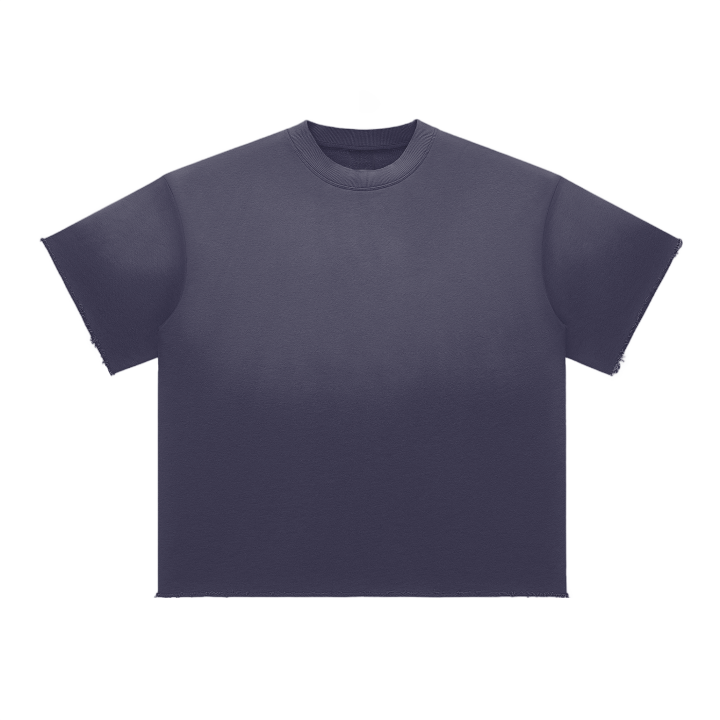 Blank Sun Fade Raw Edge T-Shirt
