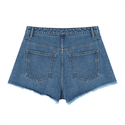 Bottoms,Shorts,Women,Denim