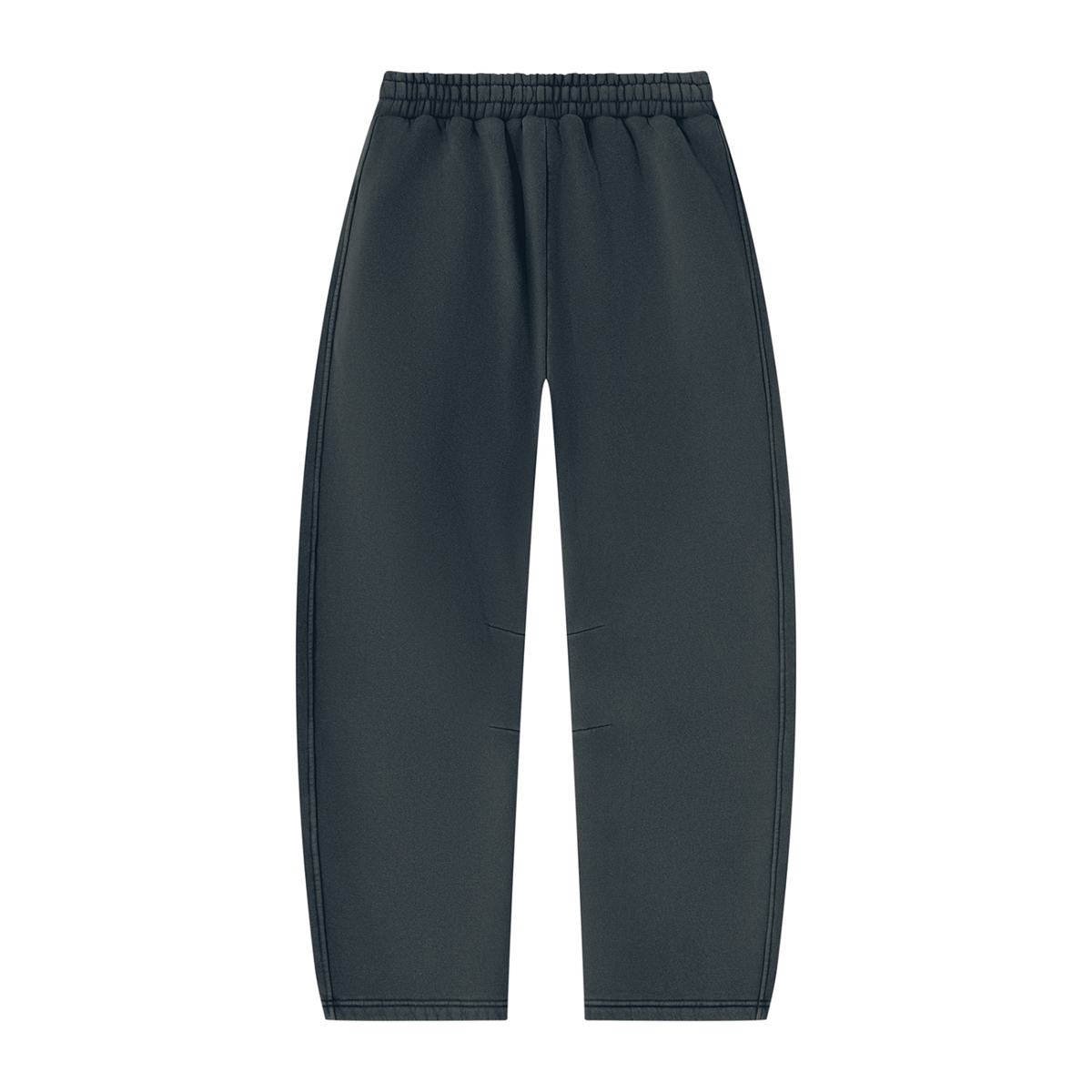 Blank Unisex Vintage Wash Barrel Leg Fleece Sweatpants